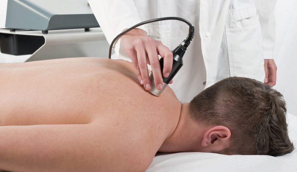 Patient doing rehabilitation exercise